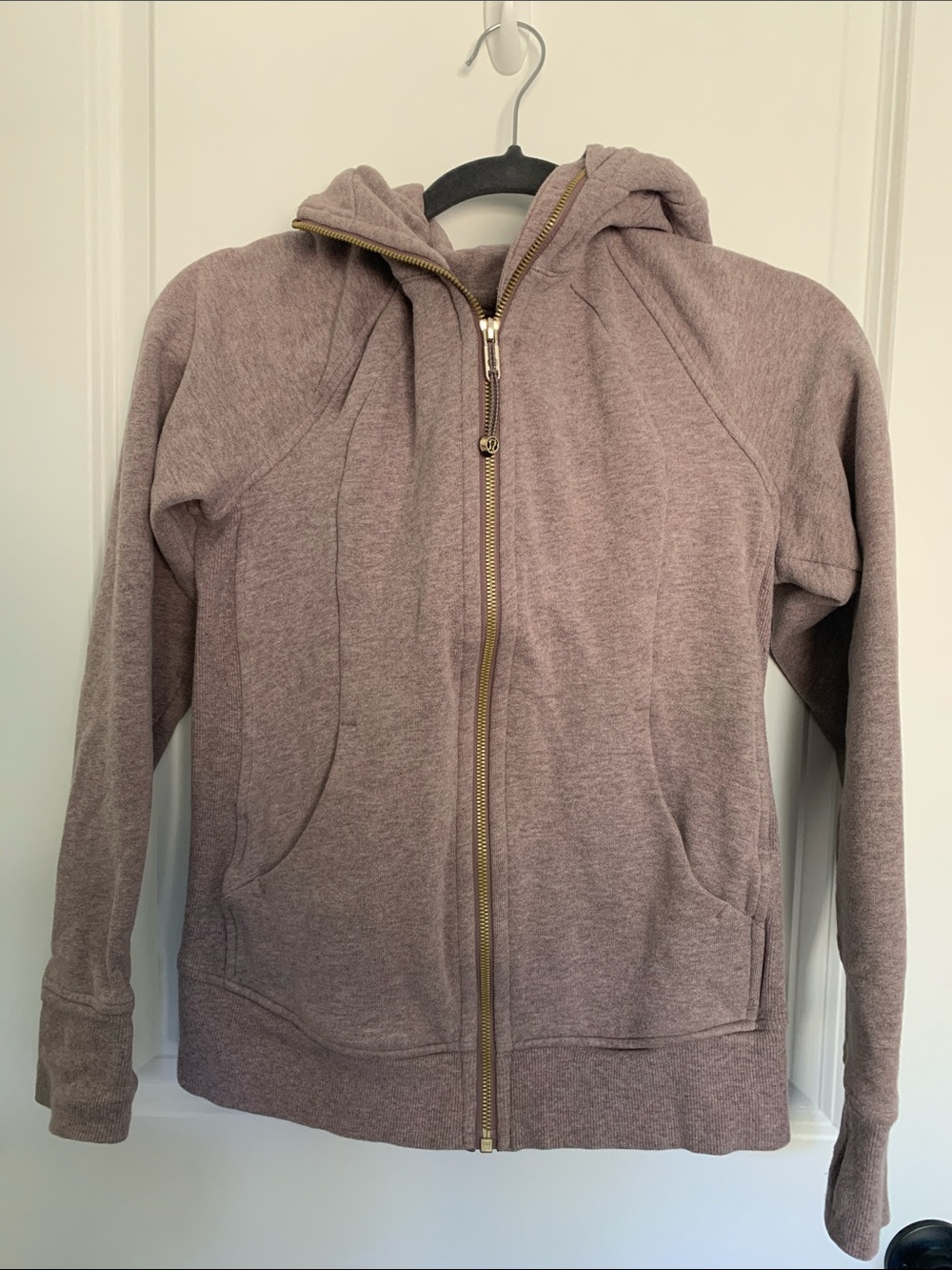 Lululemon Scuba Full-Zip Hoodie Mauve Size 6